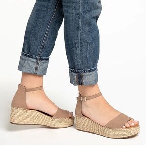 Kelly & Katie Fredrick Platform Espadrille Sandals